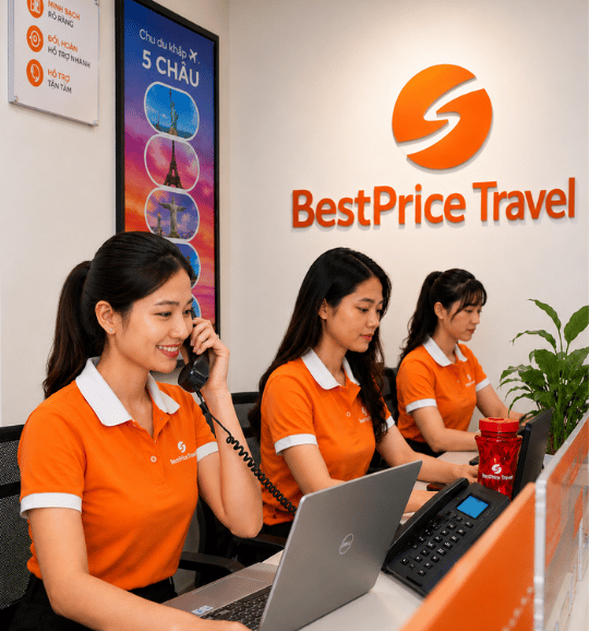 Đặt vé máy bay cùng BestPrice Travel
