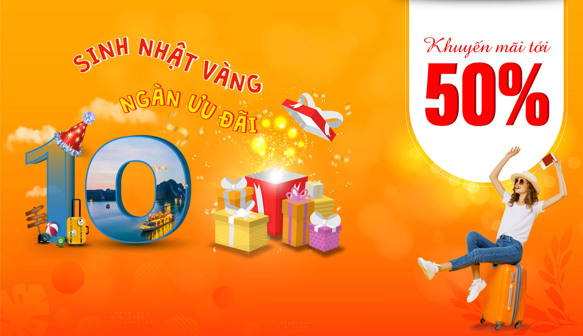 Ưu đãi tưng bừng  Đón mừng Sinh nhật Kỷ niệm 13 năm thành lập công ty